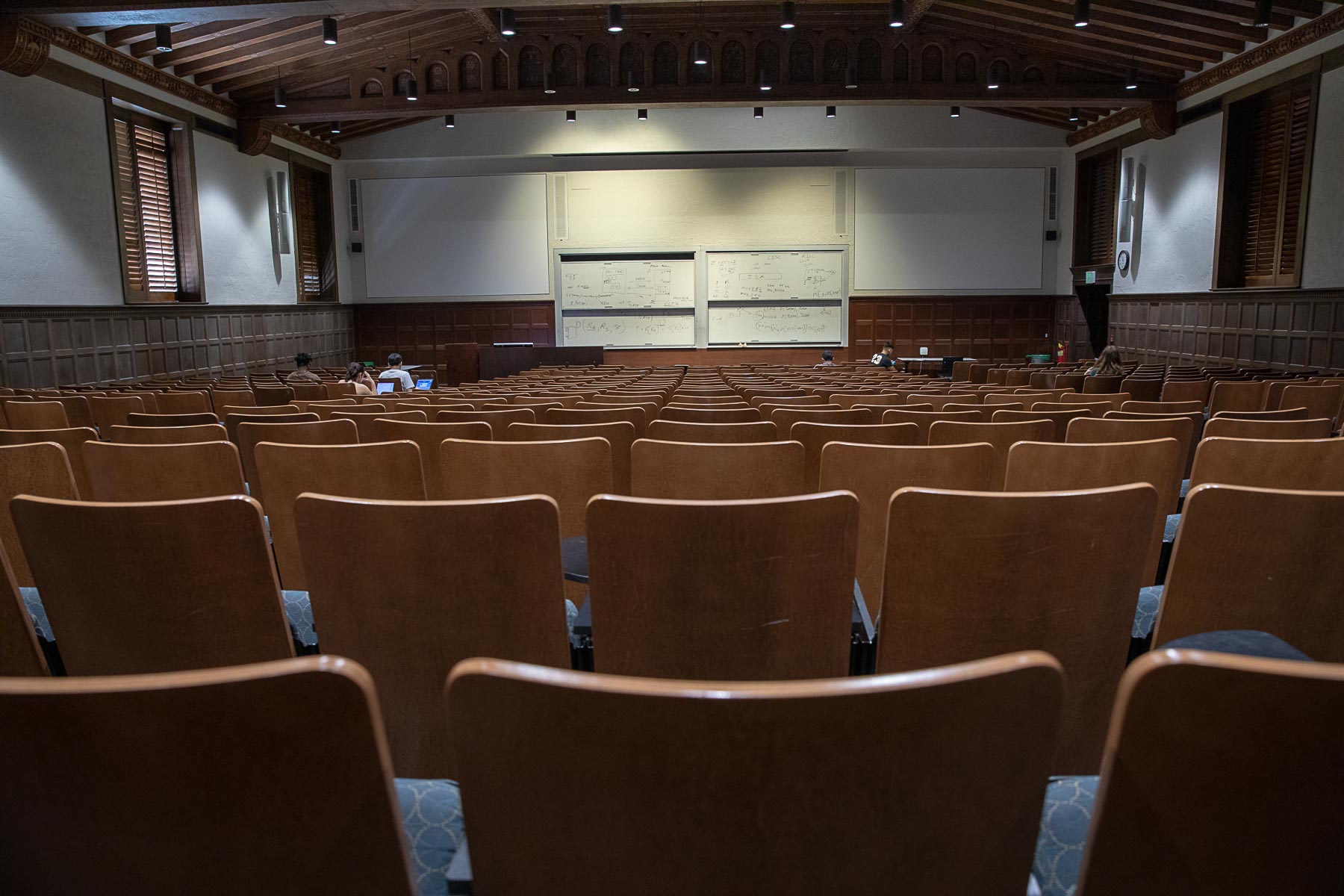 •Campus Centennial Project 190407 empty ucla classroom